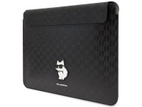 Capa Karl Lagerfeld Saffiano Monogram Choupette para laptop de 14" - preta Capa Karl Lagerfeld Saffiano Monogram Choupette para laptop de 14" - preta