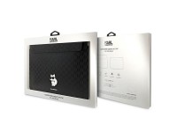 Capa Karl Lagerfeld Saffiano Monogram Choupette para laptop de 14" - preta Capa Karl Lagerfeld Saffiano Monogram Choupette para laptop de 14" - preta