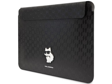 Karl Lagerfeld Saffiano Monogram Choupette case for a 16" laptop - black Karl Lagerfeld Saffiano Monogram Choupette case for a 16" laptop - black