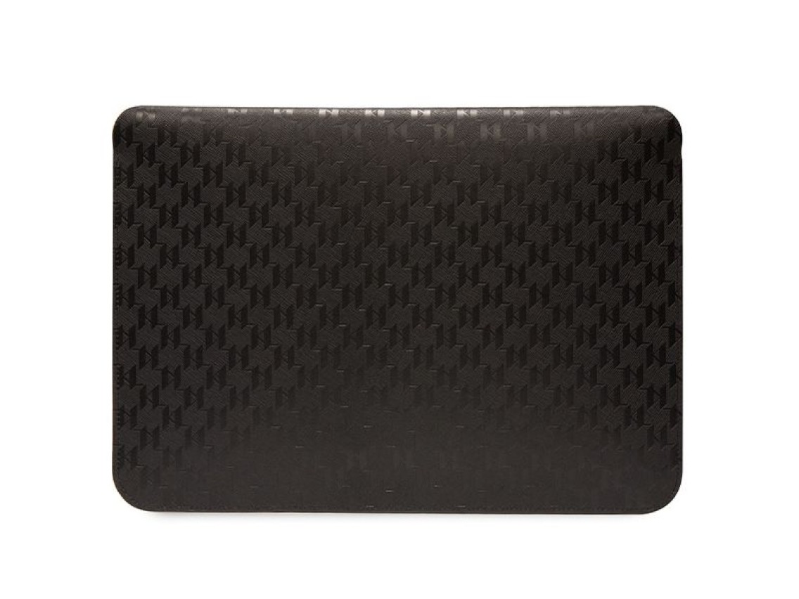 Karl Lagerfeld Saffiano Monogram Choupette case for a 16" laptop - black