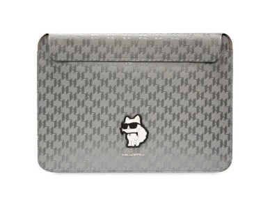 Karl Lagerfeld Saffiano Monogram Choupette case for a 14" laptop - silver Karl Lagerfeld Saffiano Monogram Choupette case for a 14" laptop - silver