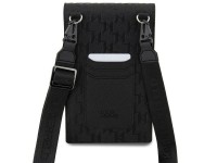 Bolsa Karl Lagerfeld Case KLWBSAKHPCK - Monograma Choupette em Saffiano Preto