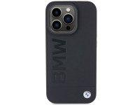 BMW Leather Hot Stamp case for iPhone 15 Pro - black BMW Leather Hot Stamp case for iPhone 15 Pro - black