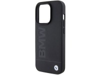 BMW Leather Hot Stamp case for iPhone 15 Pro - black BMW Leather Hot Stamp case for iPhone 15 Pro - black
