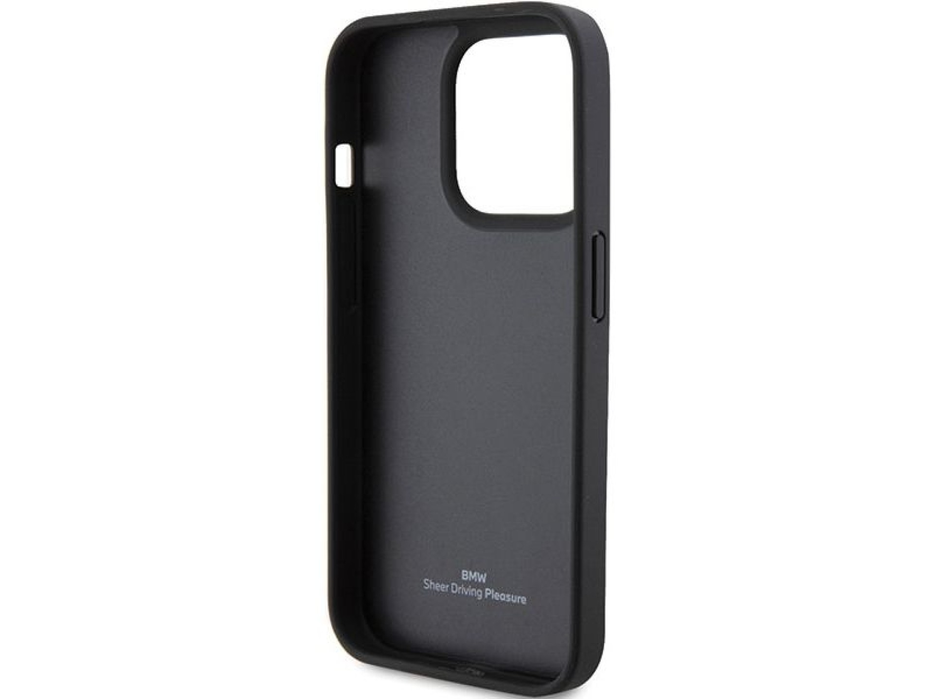 BMW Leather Hot Stamp case for iPhone 15 Pro - black