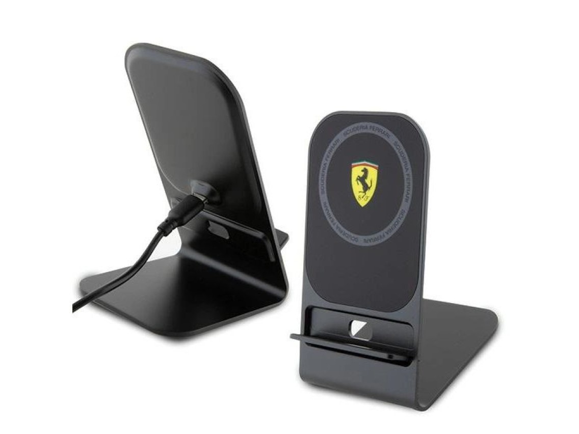 Ferrari nice. Indução FEMFBMALK 15W preto/preto Coleção 2023 MagSafe