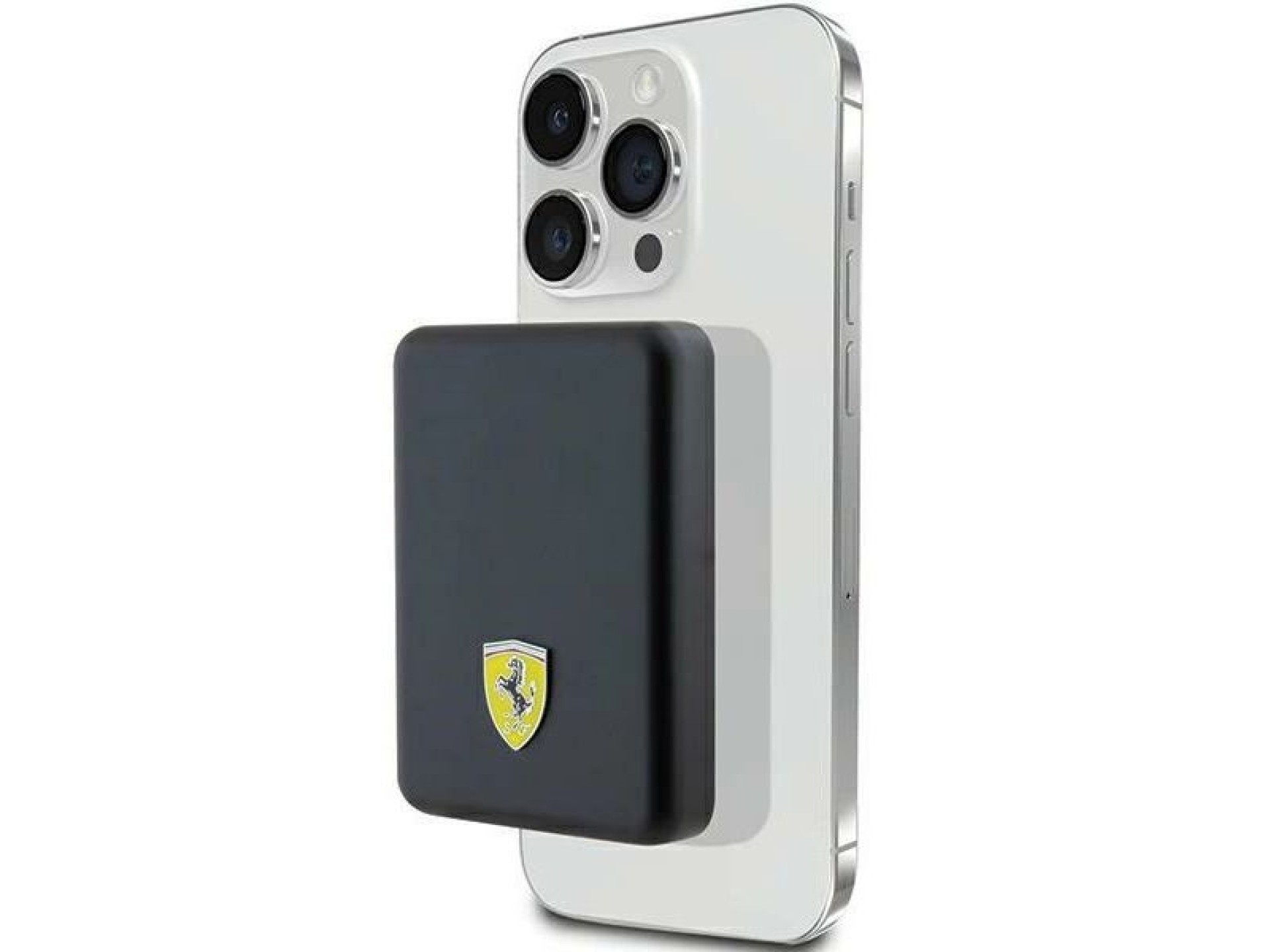 Powerbank Ferrari Metal Logo MagSafe 15W 5000mAh - negro