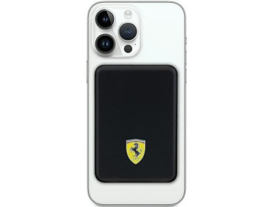 Powerbank Ferrari Metal Logo MagSafe 15W 5000mAh - negro