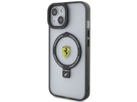 Ferrari FEHMP15SUSCAH iPhone 15 6.1" capa rígida transparente Ring Stand 2023 Coleção MagSafe Ferrari FEHMP15SUSCAH iPhone 15 6.1" capa rígida transparente Ring Stand 2023 Coleção MagSafe