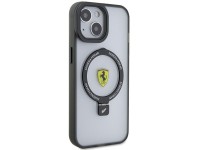 Ferrari FEHMP15SUSCAH iPhone 15 6.1" capa rígida transparente Ring Stand 2023 Coleção MagSafe Ferrari FEHMP15SUSCAH iPhone 15 6.1" capa rígida transparente Ring Stand 2023 Coleção MagSafe