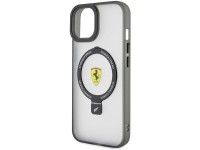Ferrari FEHMP15SUSCAH iPhone 15 6.1" capa rígida transparente Ring Stand 2023 Coleção MagSafe Ferrari FEHMP15SUSCAH iPhone 15 6.1" capa rígida transparente Ring Stand 2023 Coleção MagSafe