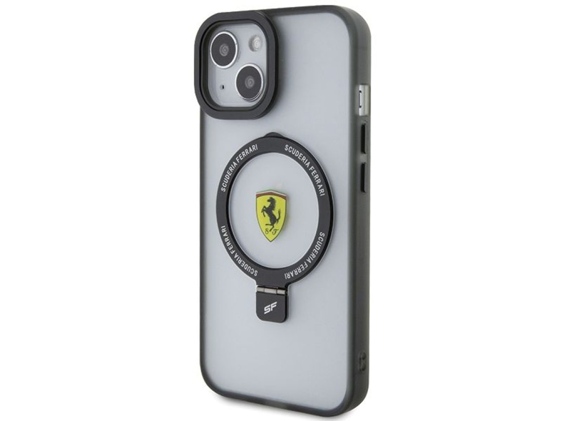 Ferrari Ring Stand 2023 Collection MagSafe Case for iPhone 15 Plus / 14 Plus - Transparent