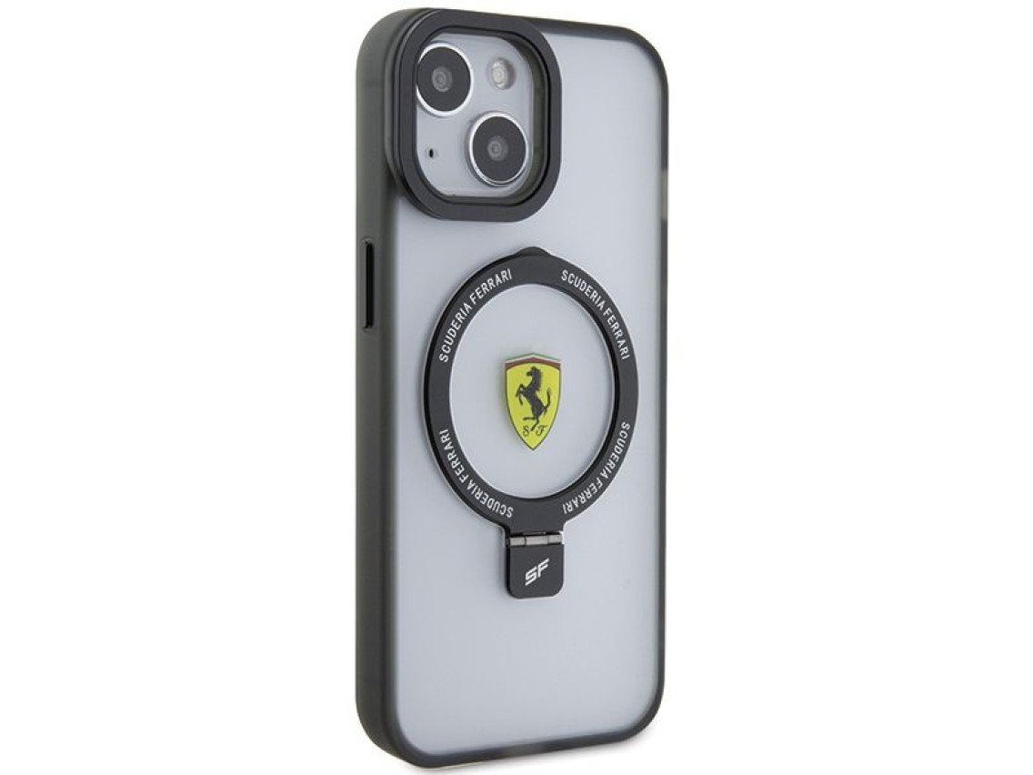 Ferrari Ring Stand 2023 Collection MagSafe Case for iPhone 15 Plus / 14 Plus - Transparent
