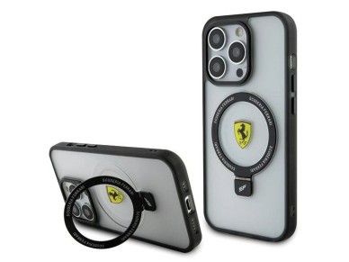 Ferrari FEHMP15LUSCAH iPhone 15 Pro 6.1" transparent hardcase Ring Stand 2023 Collection MagSafe Ferrari FEHMP15LUSCAH iPhone 15 Pro 6.1" transparent hardcase Ring Stand 2023 Collection MagSafe