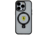 Ferrari FEHMP15LUSCAH iPhone 15 Pro 6.1" capa rígida transparente com suporte de anel 2023 coleção M Ferrari FEHMP15LUSCAH iPhone 15 Pro 6.1" capa rígida transparente com suporte de anel 2023 coleção M