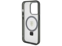 Ferrari FEHMP15LUSCAH iPhone 15 Pro 6.1" capa rígida transparente com suporte de anel 2023 coleção M Ferrari FEHMP15LUSCAH iPhone 15 Pro 6.1" capa rígida transparente com suporte de anel 2023 coleção M