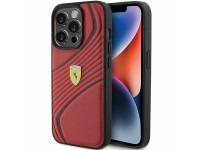 Ferrari Twist Metal Logo case for iPhone 15 Pro - red Ferrari Twist Metal Logo case for iPhone 15 Pro - red