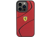 Ferrari Twist Metal Logo case for iPhone 15 Pro - red Ferrari Twist Metal Logo case for iPhone 15 Pro - red