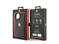 Ferrari FEHCP15SPTWK iPhone 15 6.1" black/black hardcase Twist Metal Logo Ferrari FEHCP15SPTWK iPhone 15 6.1" black/black hardcase Twist Metal Logo
