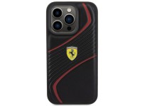 Ferrari Twist Metal Logo case for iPhone 15 Pro - black Ferrari Twist Metal Logo case for iPhone 15 Pro - black