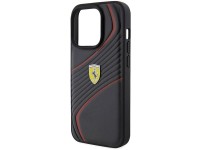 Ferrari Twist Metal Logo case for iPhone 15 Pro - black Ferrari Twist Metal Logo case for iPhone 15 Pro - black