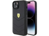 Ferrari FEHCP15MRDUK iPhone 15 Plus 6.7" capa rígida preta/preta com logotipo em metal acolchoado Ferrari FEHCP15MRDUK iPhone 15 Plus 6.7" capa rígida preta/preta com logotipo em metal acolchoado