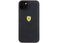 Ferrari FEHCP15MRDUK iPhone 15 Plus 6.7" capa rígida preta/preta com logotipo em metal acolchoado Ferrari FEHCP15MRDUK iPhone 15 Plus 6.7" capa rígida preta/preta com logotipo em metal acolchoado
