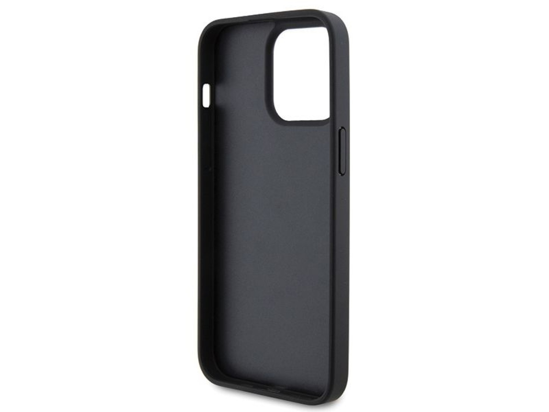 Ferrari Quilted Metal Logo case for iPhone 15 Pro Max - black