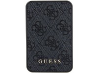 Powerbank Guess 15W GUPB5LP4GEGK 5000mAh negro/negro 4G Cuero Logotipo metálico Powerbank Guess 15W GUPB5LP4GEGK 5000mAh negro/negro 4G Cuero Logotipo metálico
