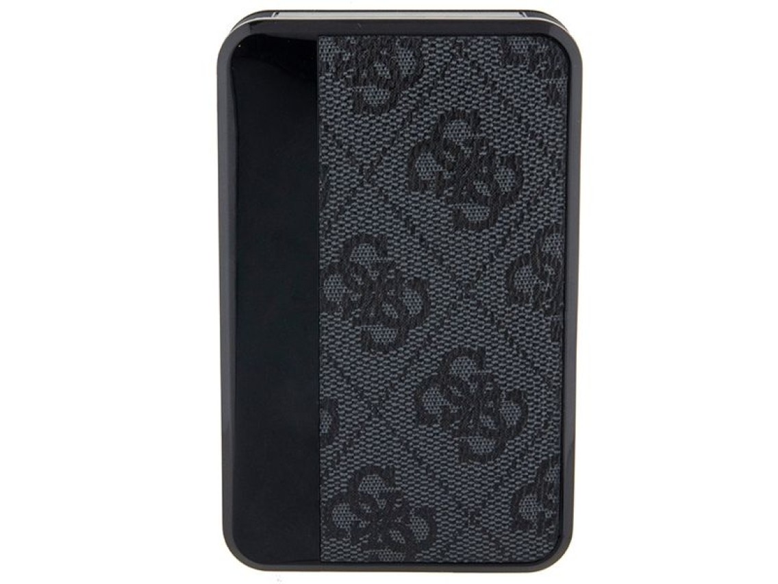 Guess Powerbank 18W GUPB10DP4GEGK 10000mAh black/black 4G Leather Metal Logo