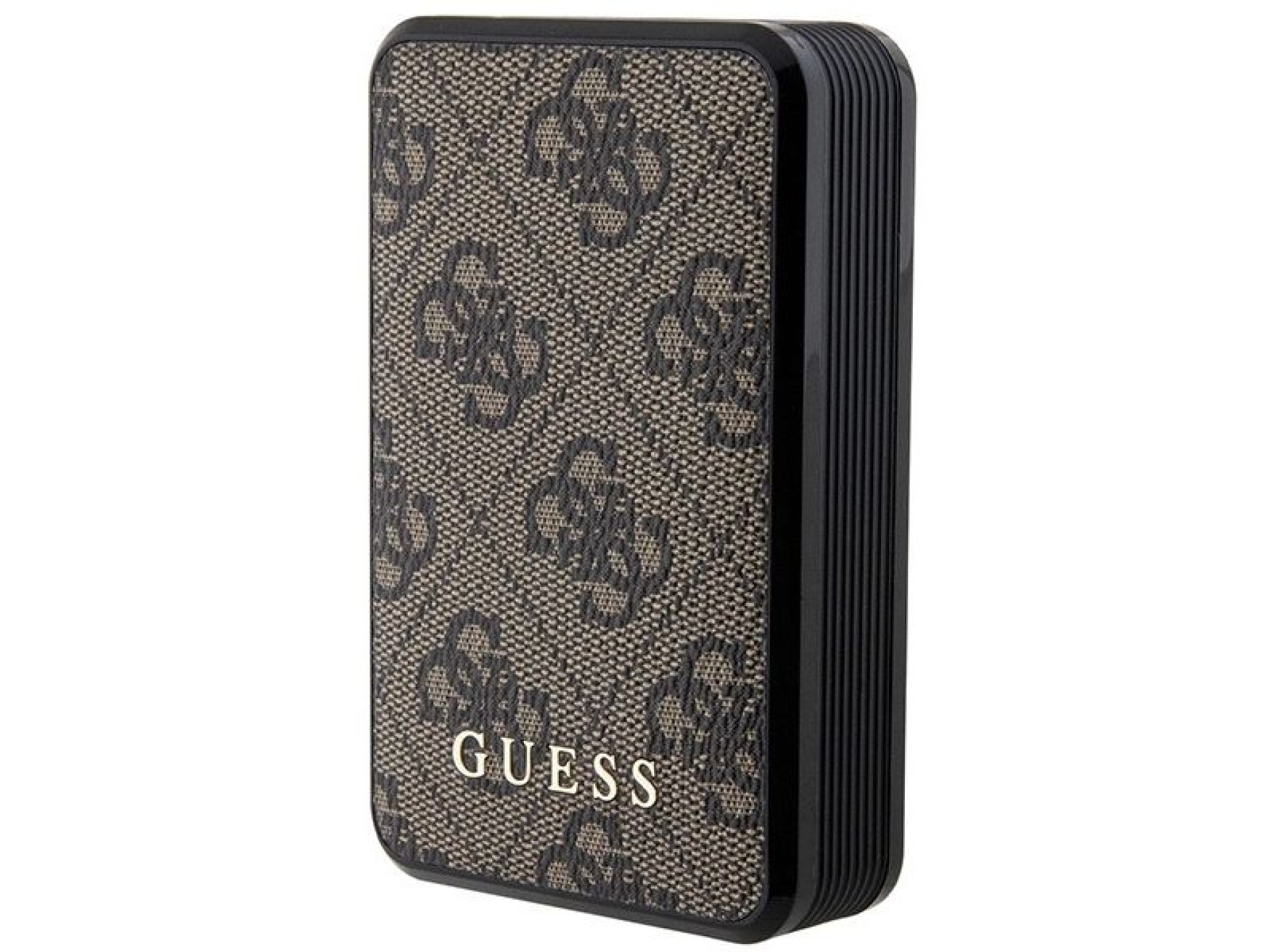 Guess Powerbank 18W GUPB10DP4GEGW 10000mAh brown/brown 4G Leather Metal Logo