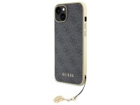 Funda Guess 4G Charms Collection para iPhone 15 Plus - gris Funda Guess 4G Charms Collection para iPhone 15 Plus - gris