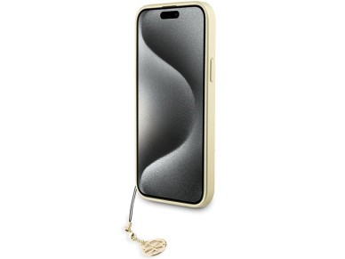 Guess 4G Charms Collection case for iPhone 15 Pro Max - gray Guess 4G Charms Collection case for iPhone 15 Pro Max - gray