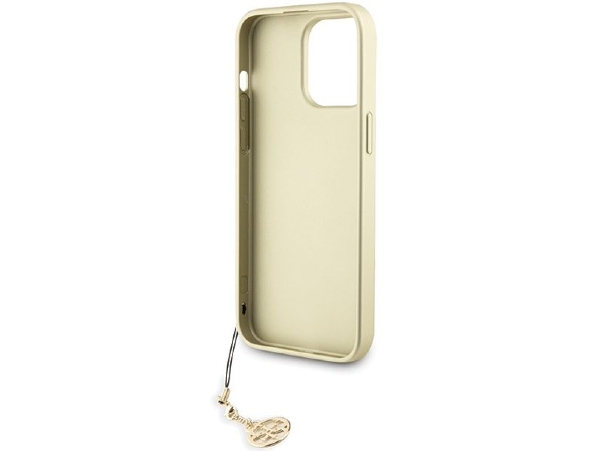 Capa Guess 4G Charms Collection para iPhone 15 Pro Max - cinza
