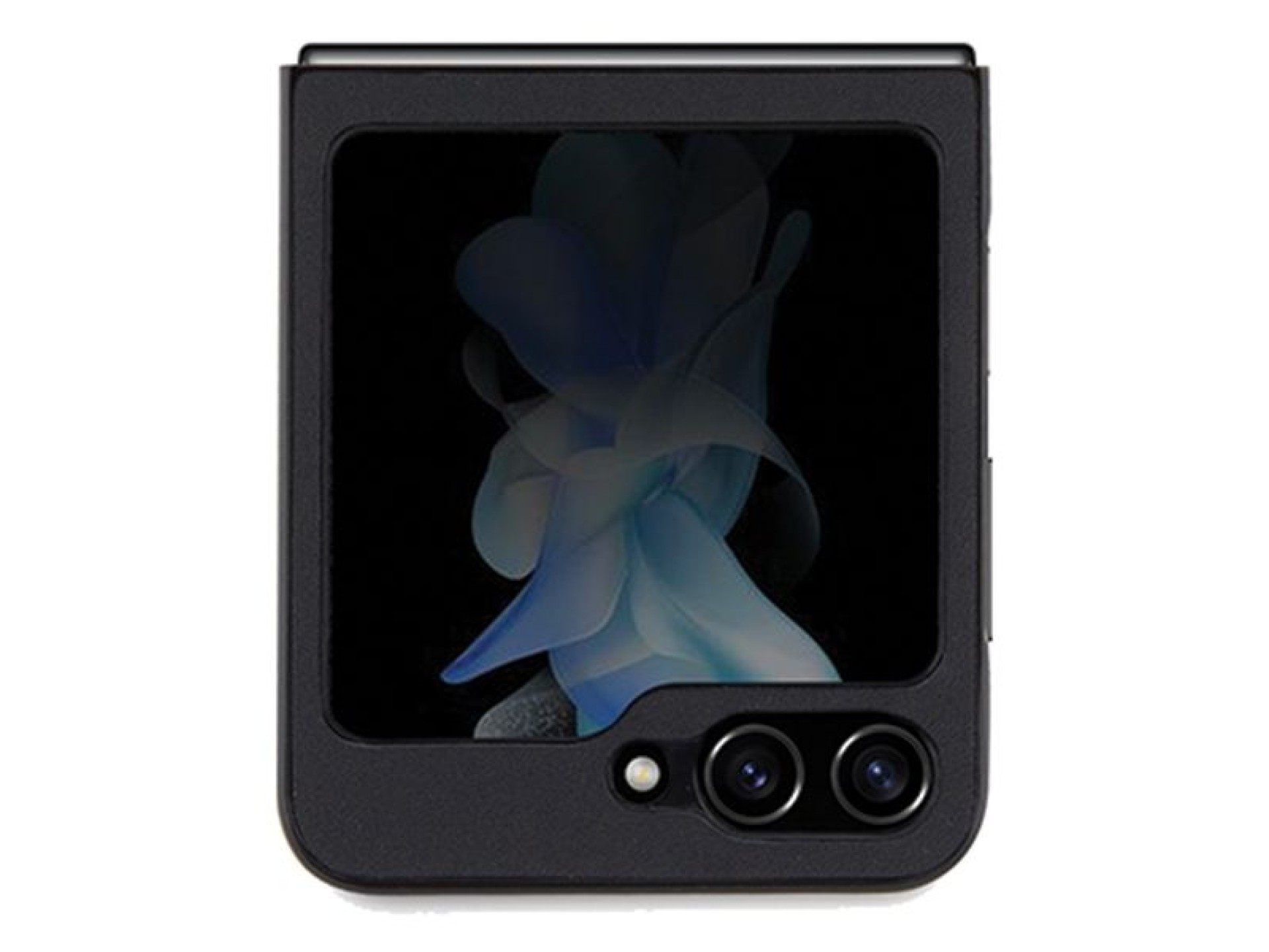Capa BMW em couro com estampa a quente para Samsung Galaxy Z Flip 5 - preta