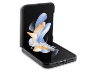 Capa BMW em couro com estampa a quente para Samsung Galaxy Z Flip 5 - preta Capa BMW em couro com estampa a quente para Samsung Galaxy Z Flip 5 - preta