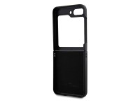 Capa BMW em couro com estampa a quente para Samsung Galaxy Z Flip 5 - preta Capa BMW em couro com estampa a quente para Samsung Galaxy Z Flip 5 - preta
