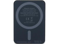 Batería externa Guess MagSafe Metal Script Logo con carga por inducción, 15 W, 5000 mAh - negra Batería externa Guess MagSafe Metal Script Logo con carga por inducción, 15 W, 5000 mAh - negra