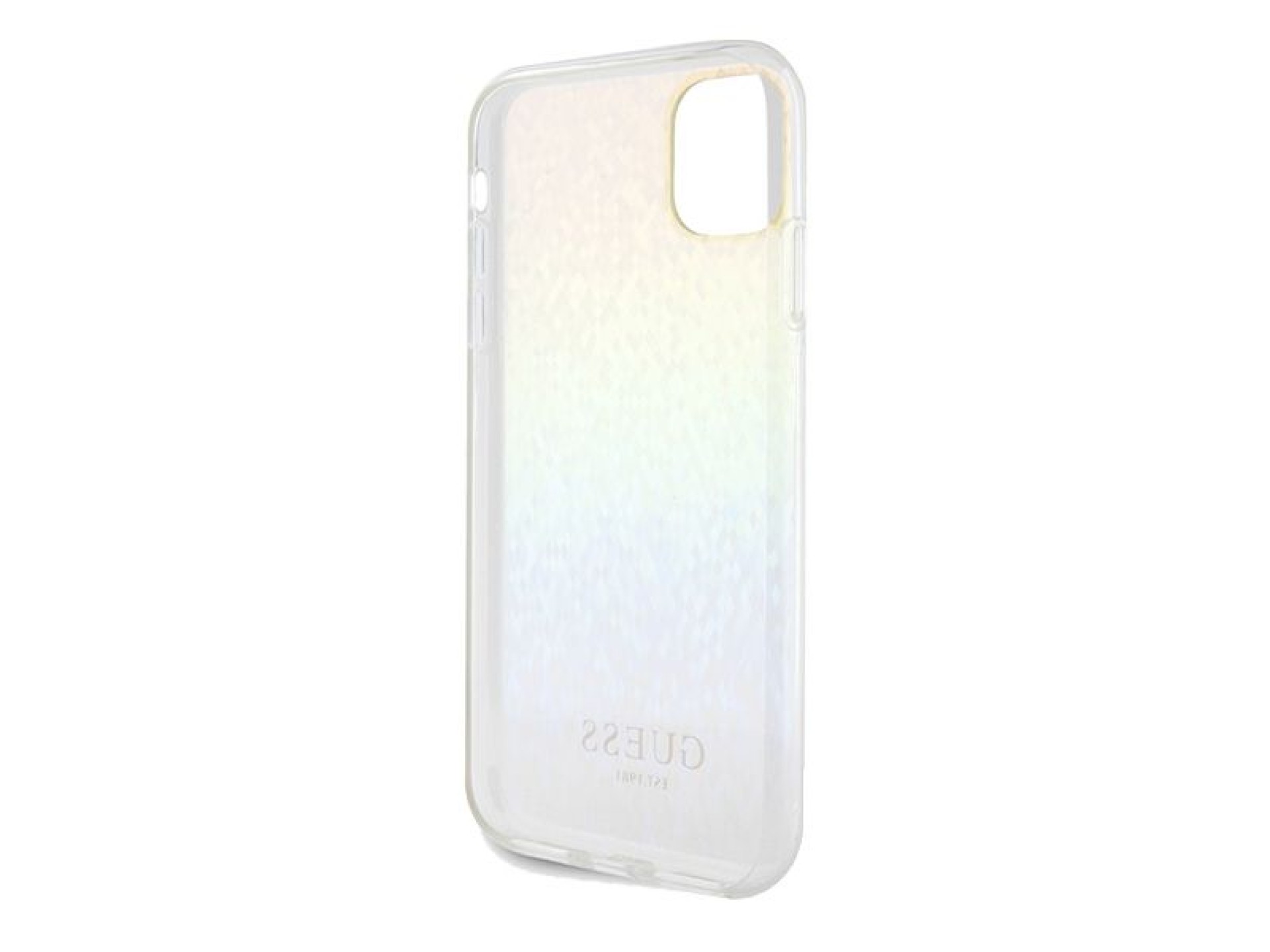 Capa Guess IML Faceted Mirror Disco Iridescent para iPhone 11 / Xr - multicolorida