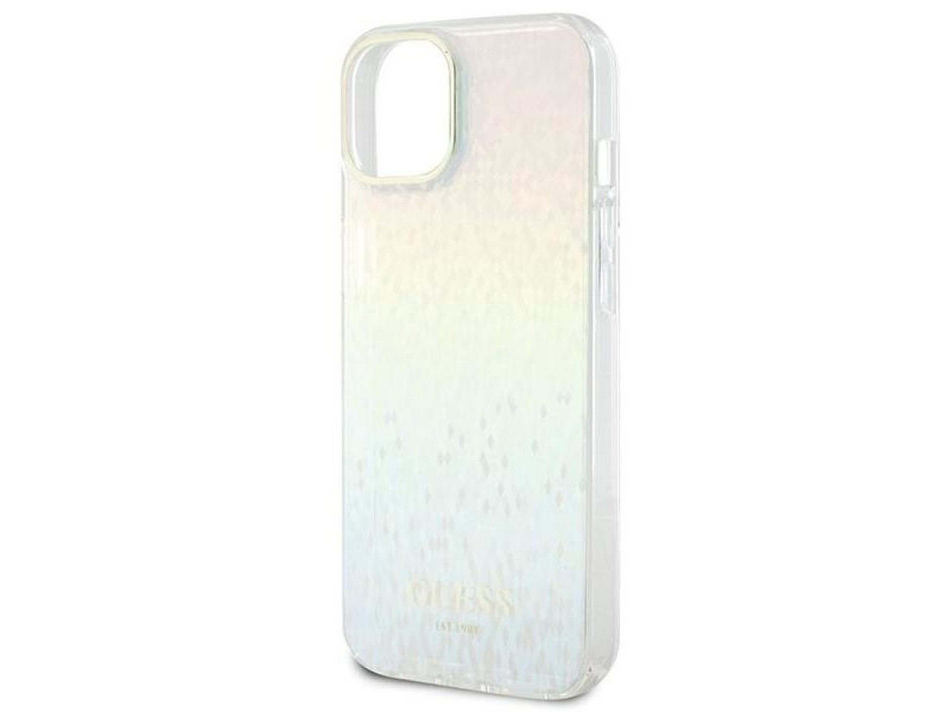 Capa Guess IML Faceted Mirror Disco Iridescent para iPhone 12/12 Pro - multicolorida