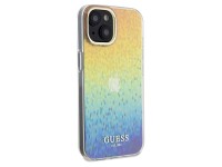 Capa Guess IML Faceted Mirror Disco Iridescent para iPhone 14/15/13 - multicolorida Capa Guess IML Faceted Mirror Disco Iridescent para iPhone 14/15/13 - multicolorida
