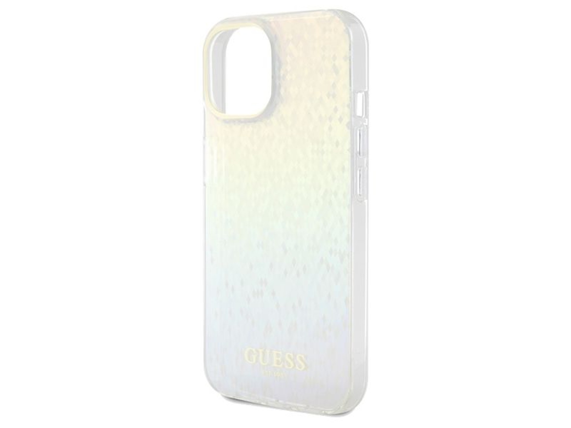 Capa Guess IML Faceted Mirror Disco Iridescent para iPhone 14/15/13 - multicolorida