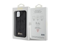 Guess Sequin Script Metal case for iPhone 11 / Xr - black Guess Sequin Script Metal case for iPhone 11 / Xr - black