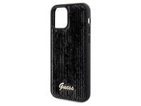 Guess Sequin Script Metal case for iPhone 12/12 Pro - black Guess Sequin Script Metal case for iPhone 12/12 Pro - black