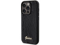 Guess Sequin Script Metal case for iPhone 13 Pro / 13 - black Guess Sequin Script Metal case for iPhone 13 Pro / 13 - black