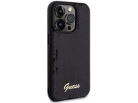 Guess Sequin Script Metal case for iPhone 13 Pro / 13 - black Guess Sequin Script Metal case for iPhone 13 Pro / 13 - black