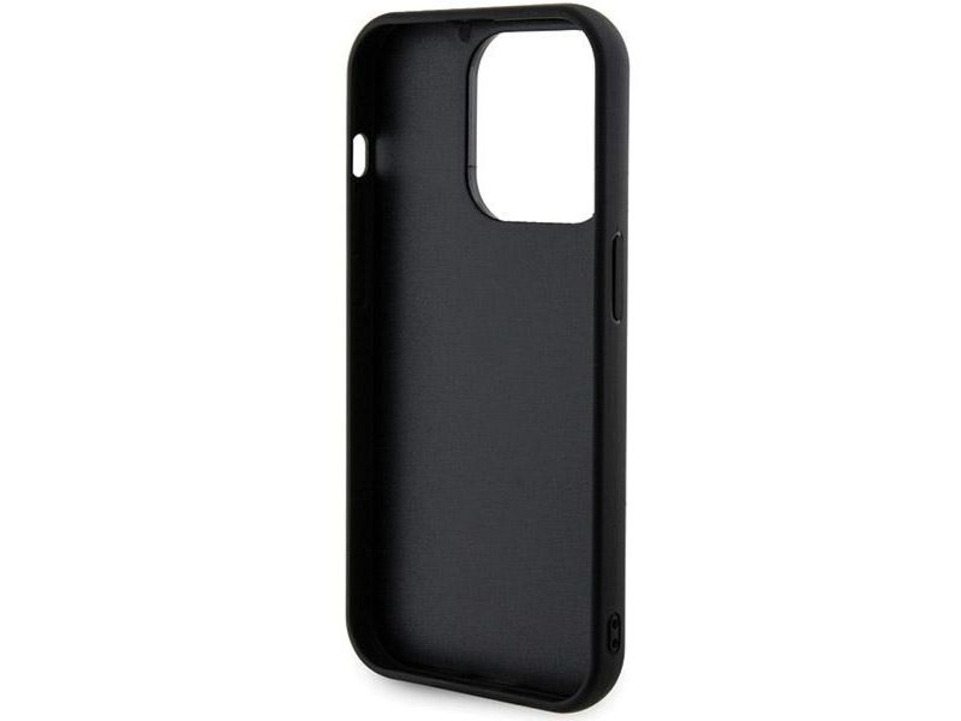 Guess Sequin Script Metal case for iPhone 13 Pro Max - black