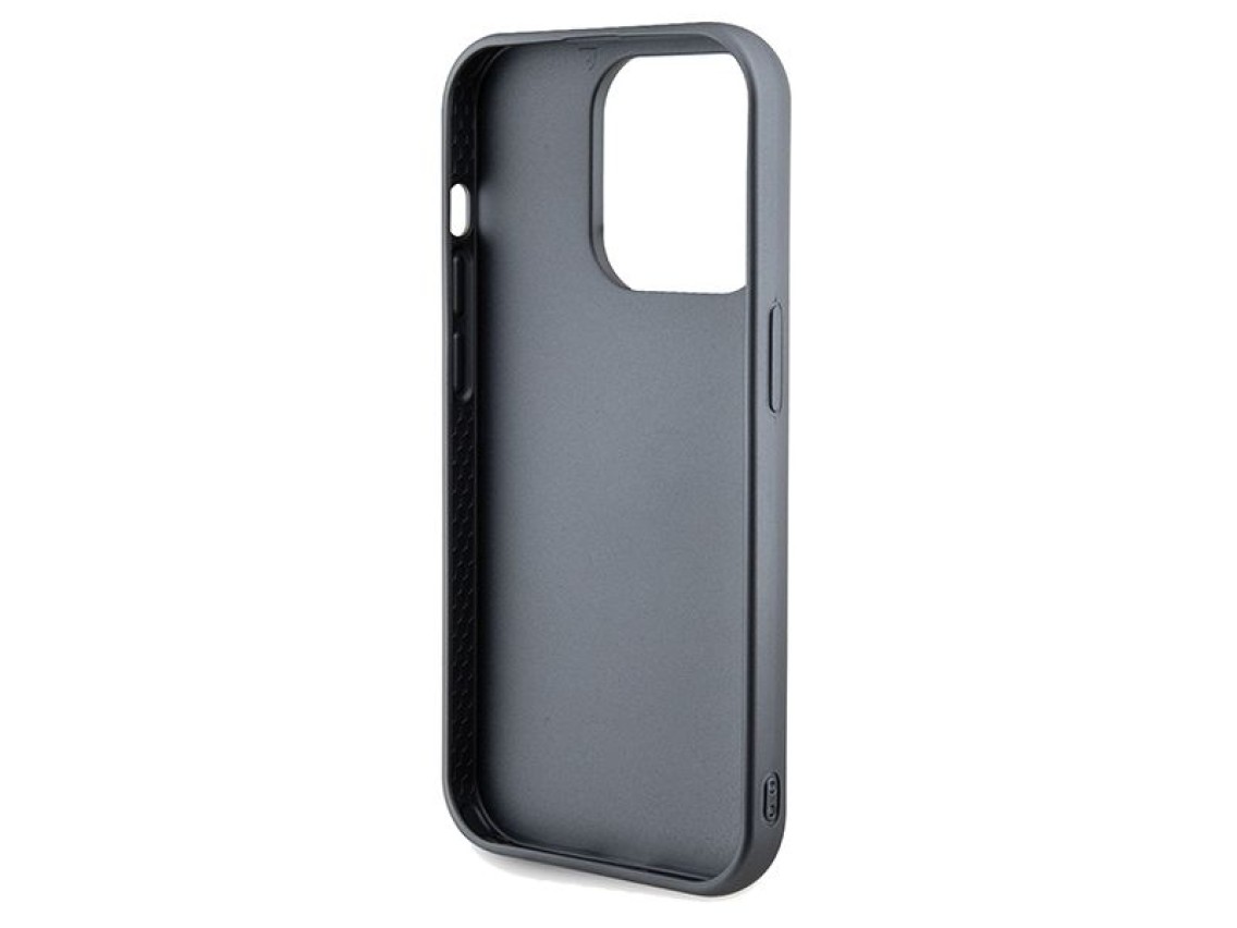 Guess Sequin Script Metal case for iPhone 14 Pro - silver