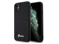 Funda Guess Disco Metal Script para iPhone 11 / Xr - negra Funda Guess Disco Metal Script para iPhone 11 / Xr - negra