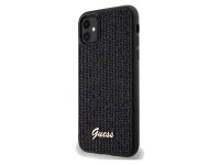 Funda Guess Disco Metal Script para iPhone 11 / Xr - negra Funda Guess Disco Metal Script para iPhone 11 / Xr - negra